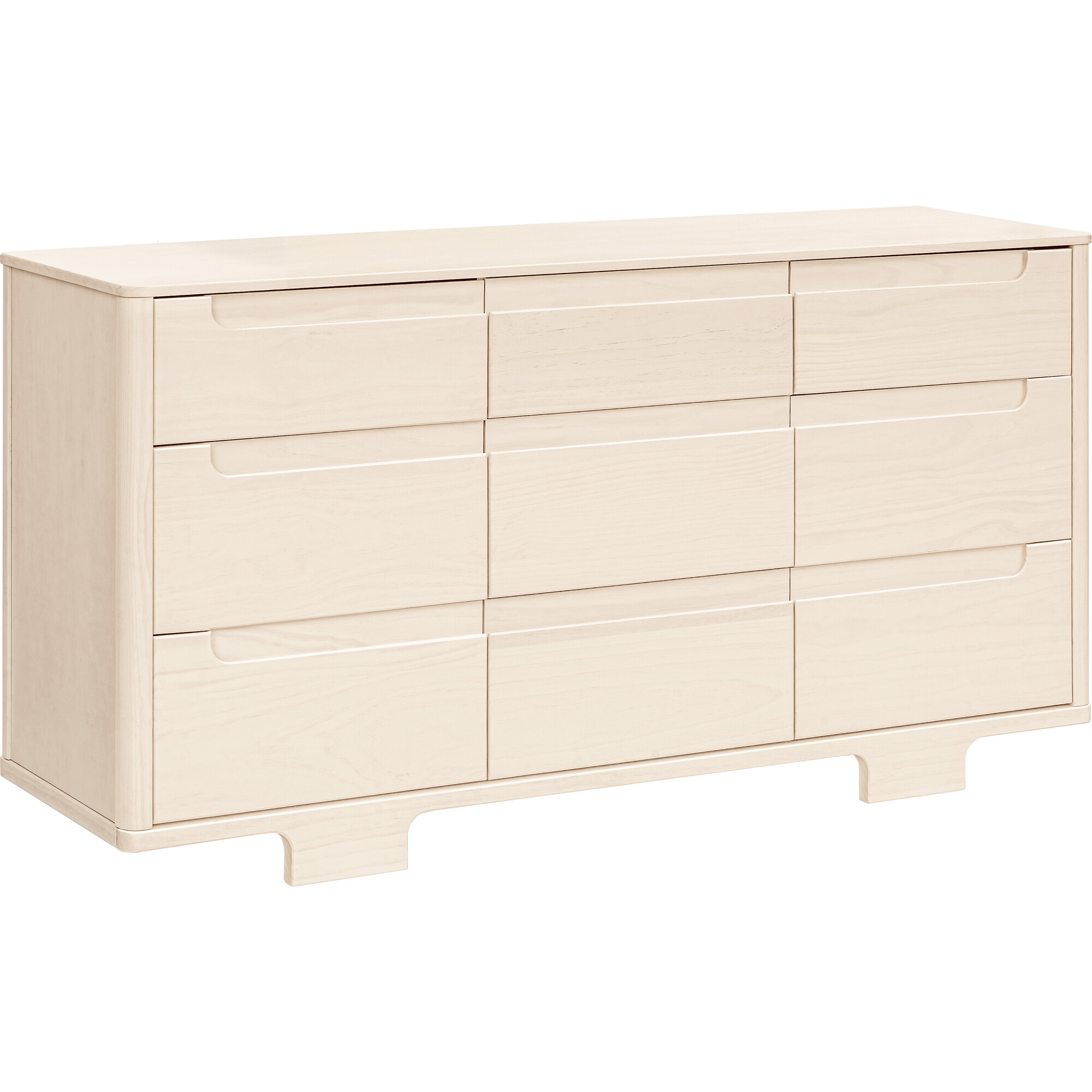 Yuzu 9-Drawer Assembled Dresser, Washed Natural - Dressers - 1