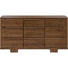 Yuzu 9-Drawer Assembled Dresser, Natural & Walnut - Dressers - 2