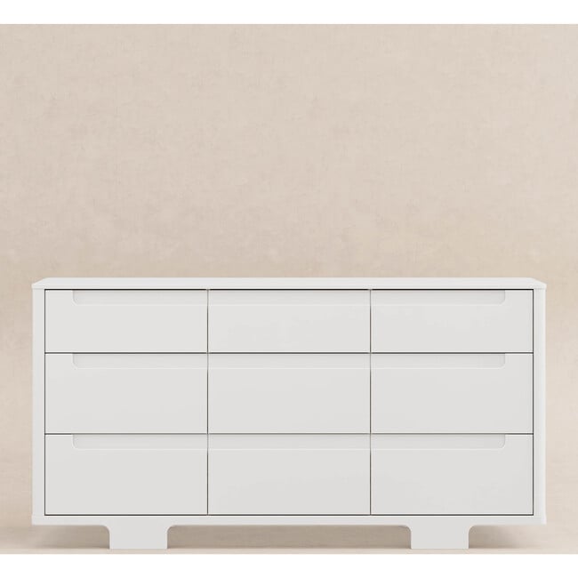 Yuzu 9-Drawer Assembled Dresser, White - Dressers - 2