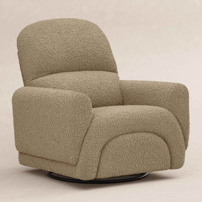 Rainbow Recliner & Swivel Glider, Teddy Loop, Latte Teddy Loop - Glider - 8