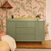 Pogo Tambour Assembled Dresser, Olive - Dressers - 2