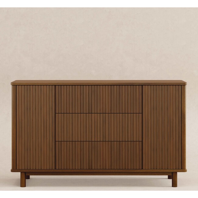 Pogo Tambour Assembled Dresser, Natural Walnut - Dressers - 6