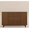 Pogo Tambour Assembled Dresser, Natural Walnut - Dressers - 6