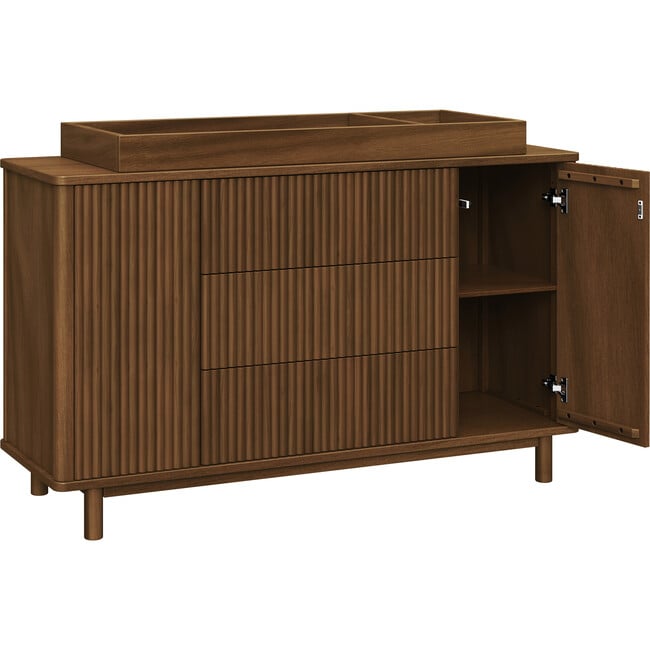 Pogo Tambour Assembled Dresser, Natural Walnut - Dressers - 8