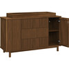 Pogo Tambour Assembled Dresser, Natural Walnut - Dressers - 8