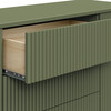 Pogo Tambour Assembled Dresser, Olive - Dressers - 5