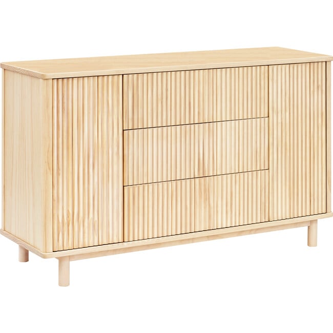 Pogo Tambour Assembled Dresser, Blonde