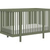 Pogo 8-In-1 Convertible Crib With All-Stages Conversion Kits, Olive - Cribs - 1 - thumbnail