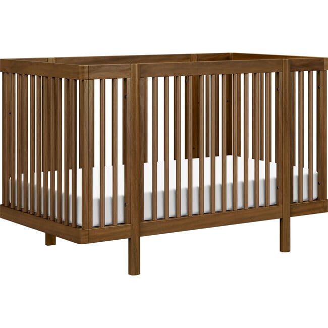 Pogo 8-In-1 Convertible Crib With All-Stages Conversion Kits, Natural Walnut