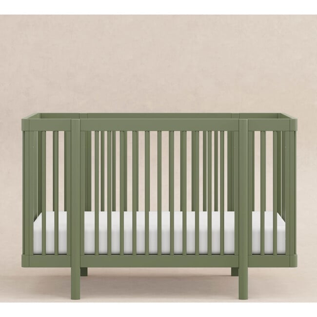 Pogo 8-In-1 Convertible Crib With All-Stages Conversion Kits, Olive - Cribs - 4