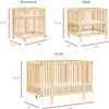 Pogo 8-In-1 Convertible Crib With All-Stages Conversion Kits, Blonde - Cribs - 3