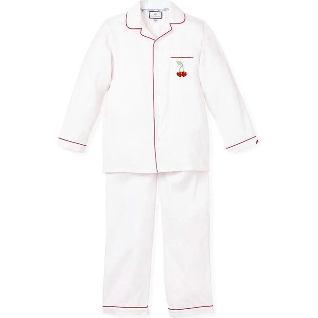 Petite Plume x Maisonette Kid's Twill Pajamas, Chéri Amour