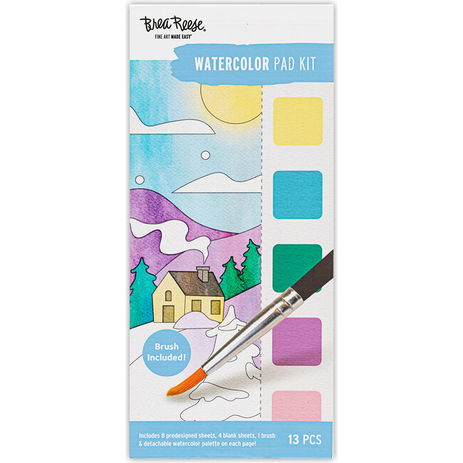 Watercolor Bookmark Pad: Winter Wonderland