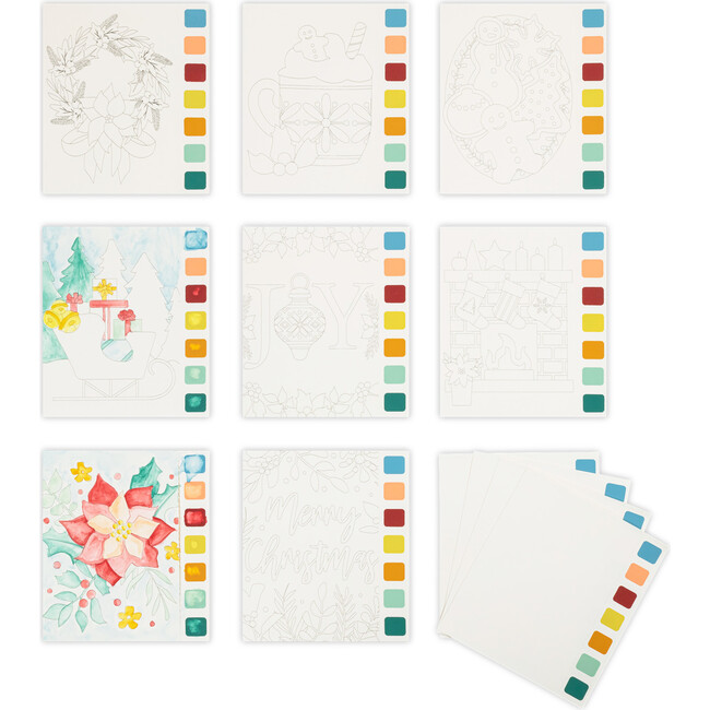 Watercolor Painting Pad: Holiday Cheer - Arts & Crafts - 2