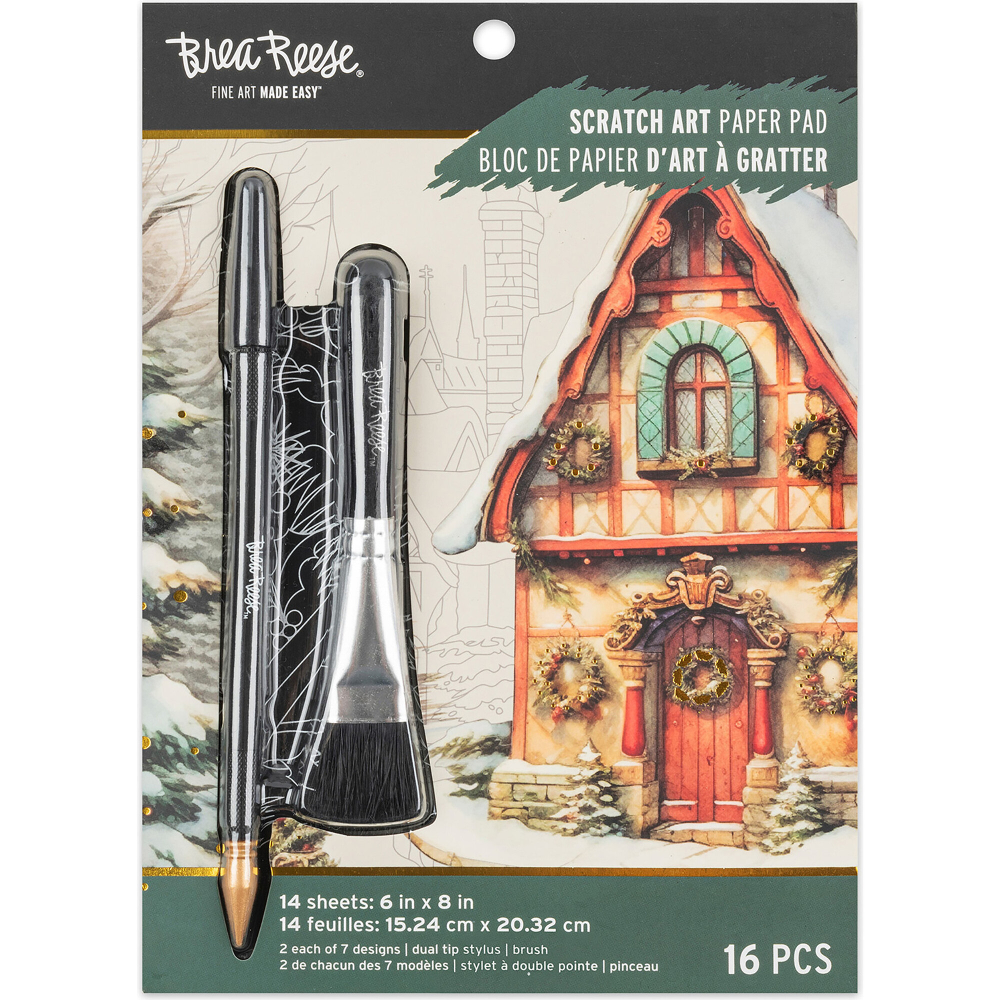 Scratch Art: Paper Pad - Home for the Holidays - Arts & Crafts - 1