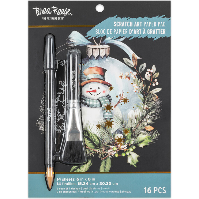 Scratch Art: Paper Pad - Winter Wonderland - Arts & Crafts - 1