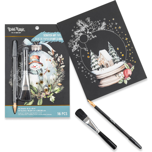 Scratch Art: Paper Pad - Winter Wonderland - Arts & Crafts - 2