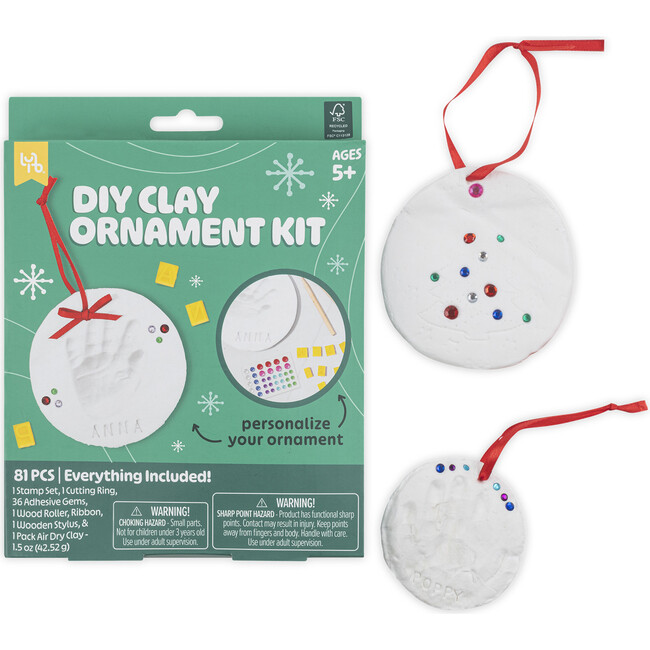 LYB: Make-Your-Own Clay Ornament Kit - Arts & Crafts - 2