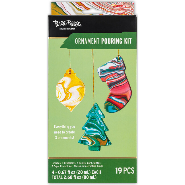 Acrylic Paint Pouring Kit - Ornaments