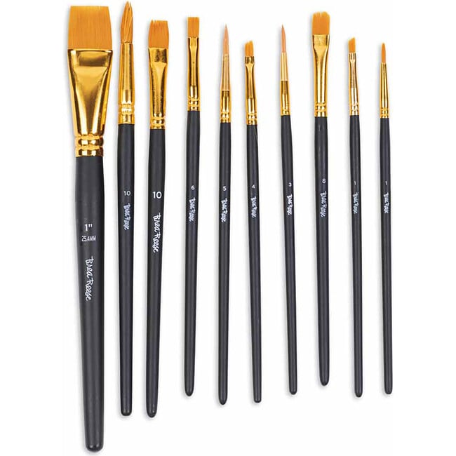 Brush Set: Variety - 10pc - Arts & Crafts - 2