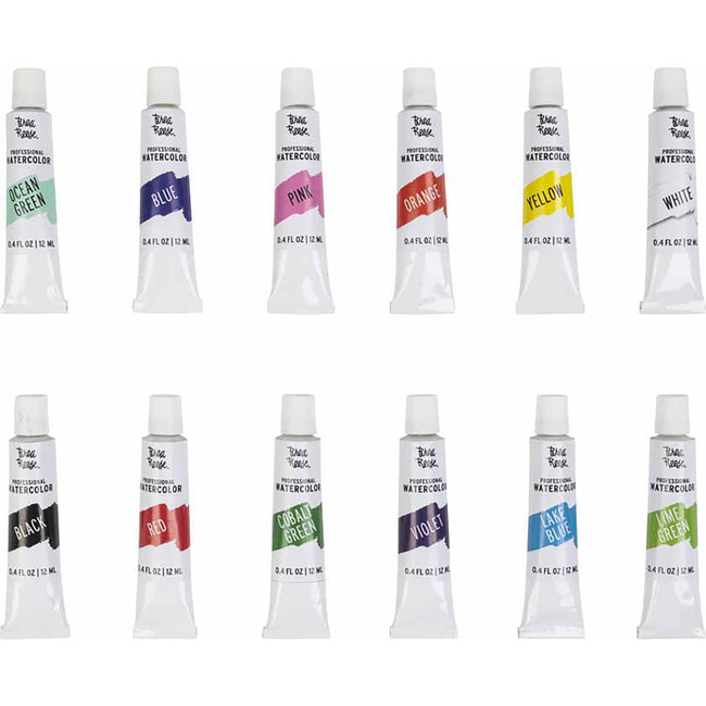 Professional Watercolor Paint Set: Bright Colors - Arts & Crafts - 2