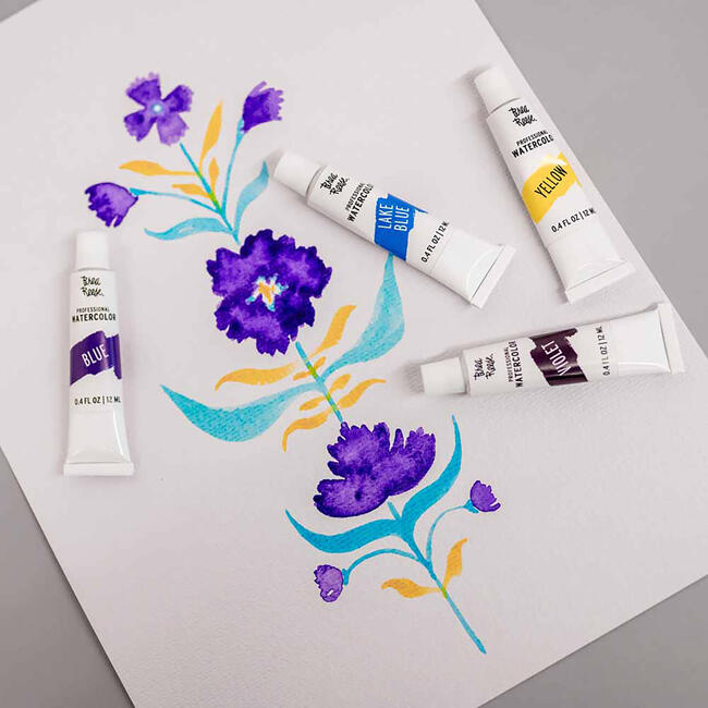 Professional Watercolor Paint Set: Bright Colors - Arts & Crafts - 3