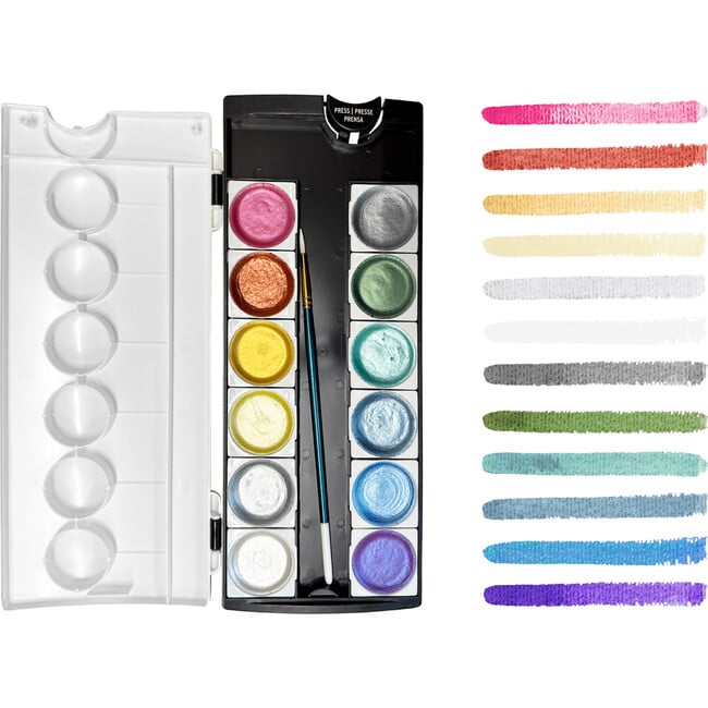 Watercolor Pan Set: Metallic - Arts & Crafts - 2