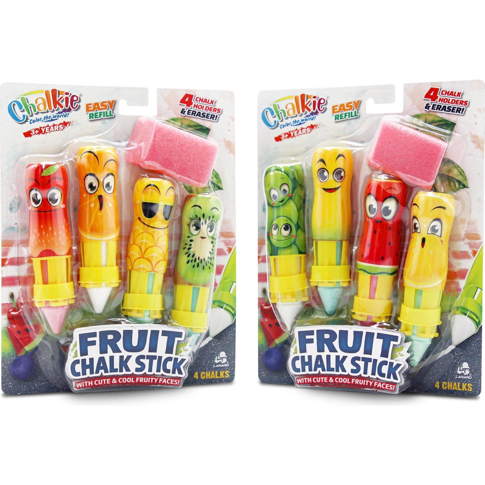 Chalkie: Twin Pack - Giant Chalk Pencil - Arts & Crafts - 1