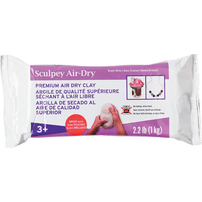 Sculpey Air-Dry: White - 2.2lb