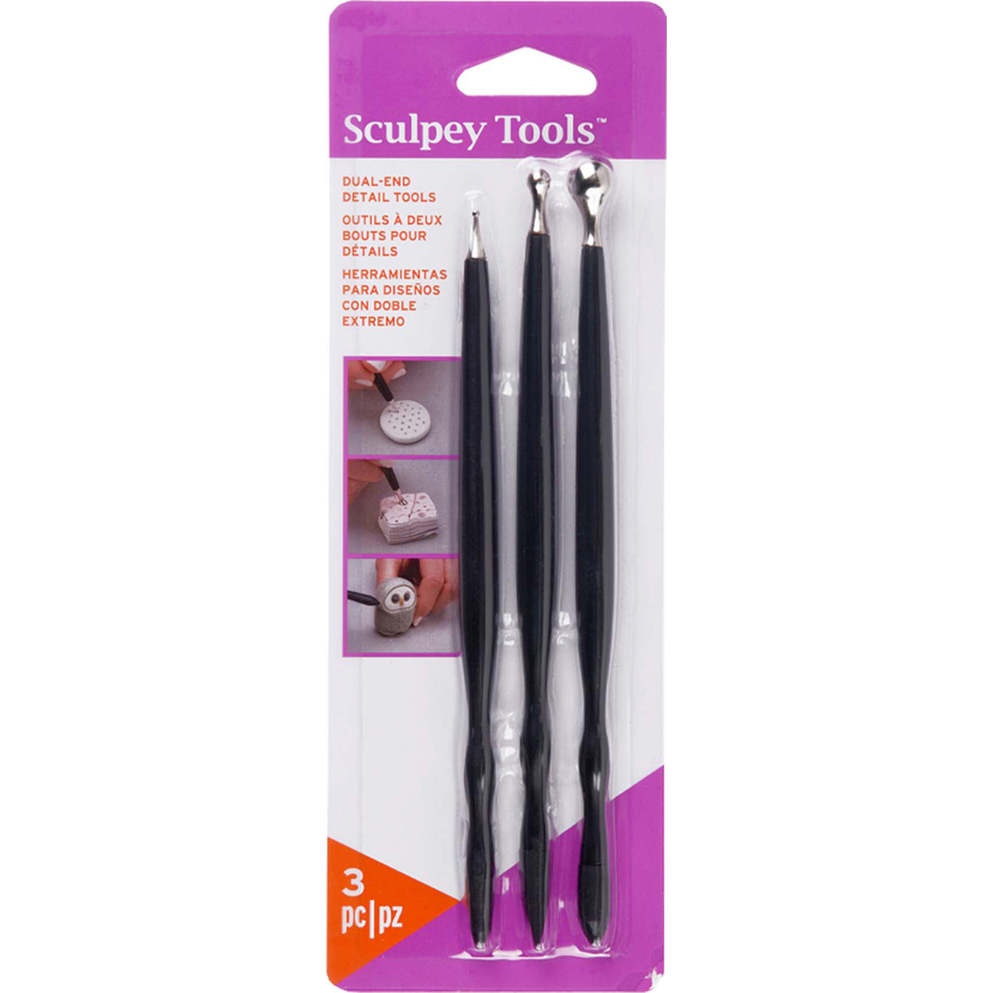 Sculpey Tools: Dual End - 3p - Arts & Crafts - 1