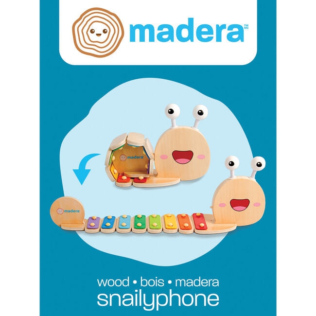 Madera Wood: Snailyphone - Developmental Toys - 3