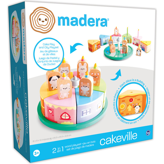 Madera Wood: Cakeville Playset - Developmental Toys - 3