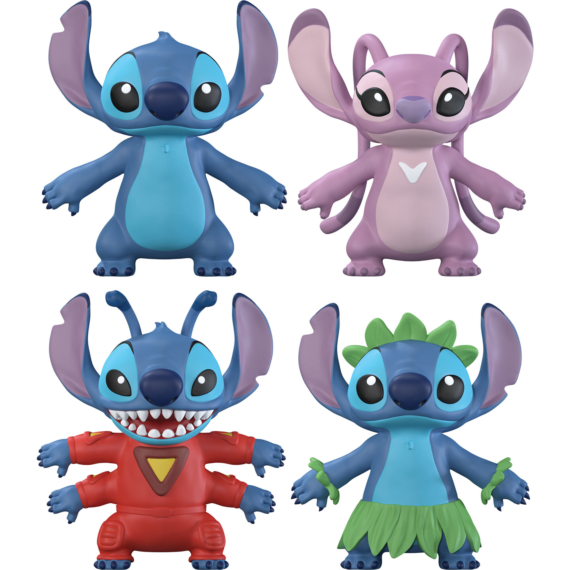 送料無料特集 | 激安の新品・型落ち・アウトレット FleXfigs: Lilo Toy Toys TCG - Pack Character 4 - Stitch & Kids'Bags&Wallets