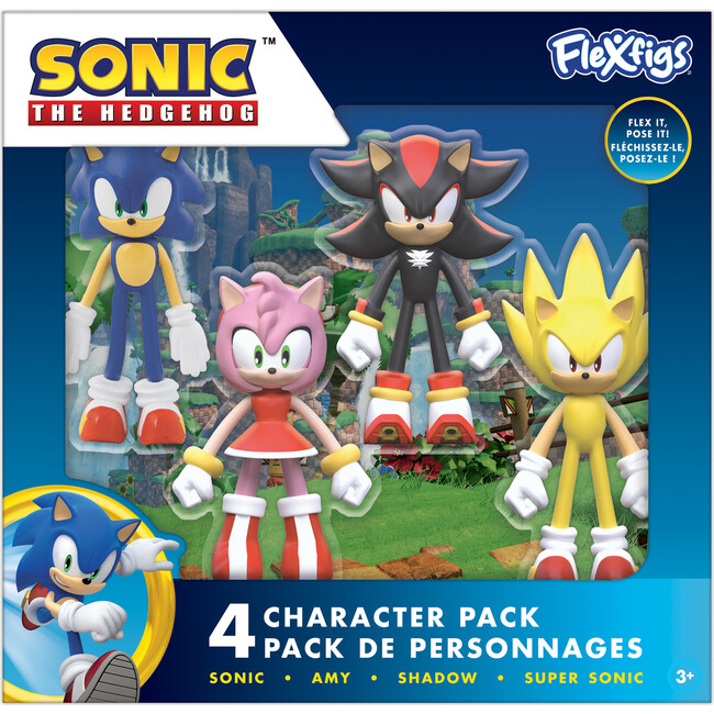 FleXfigs: Sonic The Hedgehog S2 - 4 Character Pack - Role Play Toys - 2