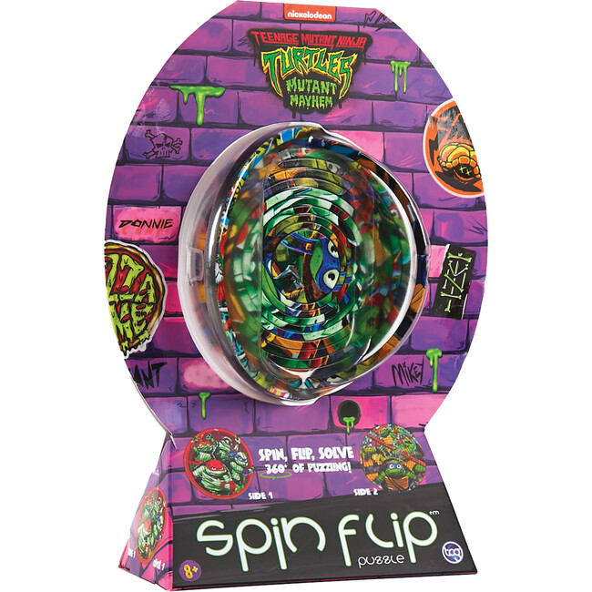 Spin Flip Puzzle: TMNT Turtle Power