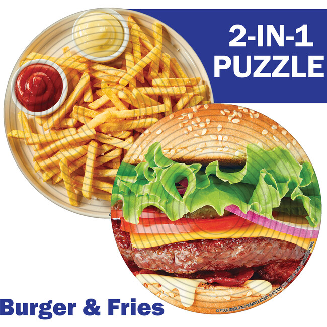 Spin Flip Puzzle: Burger & Fries - Puzzles - 2