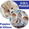 Spin Flip Puzzle: Puppies & Kittens 2L - Puzzles - 2