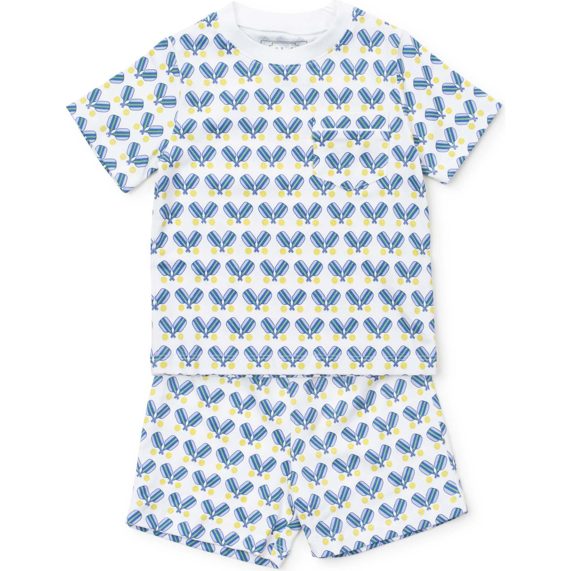 Charles Boys' Short Set, Pickleball Blue - Mixed Apparel Set - 1