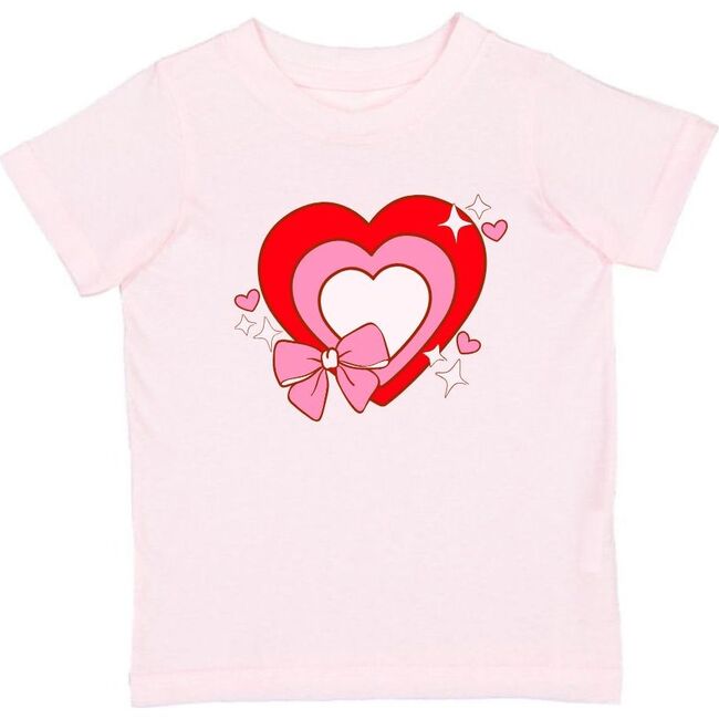 Bow Love Valentine's Day Short Sleeve T-Shirt, Ballet