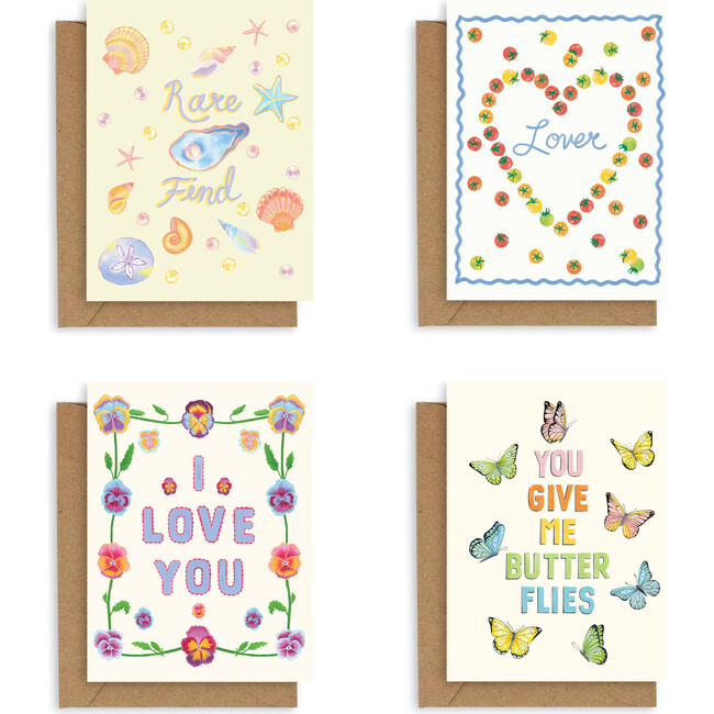 Valentine's Card Bundle 1 (Pack Of 4)