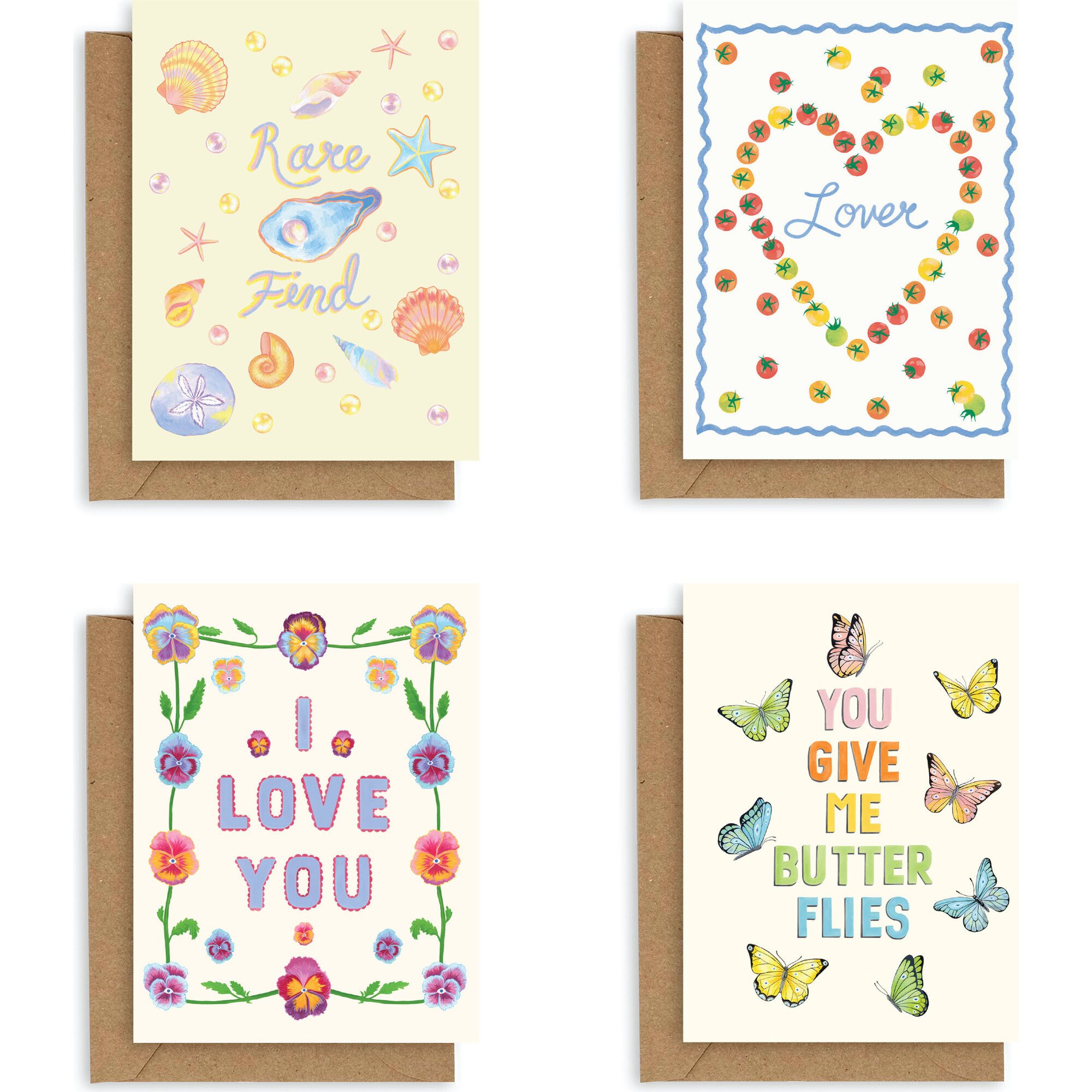 Valentine's Card Bundle 1 (Pack Of 4) - Paper Goods - 1
