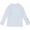 UPF50+ Crew Neck Long Raglan Sleeve Rash Top, White - Rash Guards - 1 - thumbnail