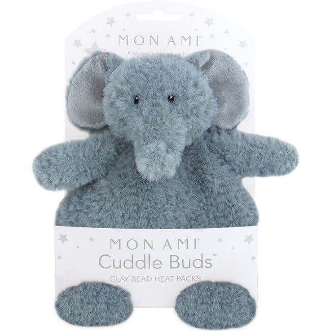 Cuddle Buds Warming Plush Edwin Elephant, Blue - Plush - 2