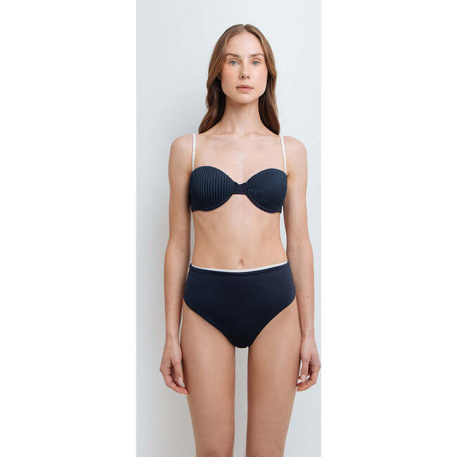 Tully navy blue women bikini top