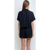 Set Arlet women shirt. Claudette navy blue short - Mixed Apparel Set - 2