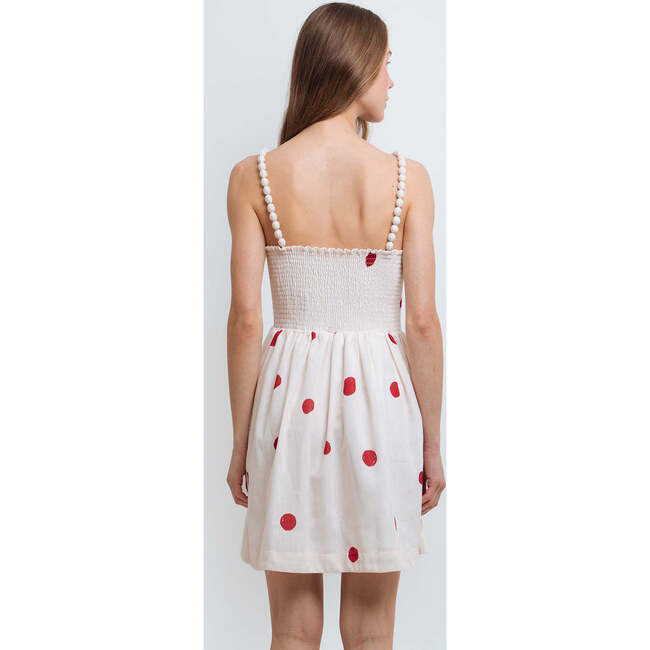 Petra wine dots dress - Dresses - 2