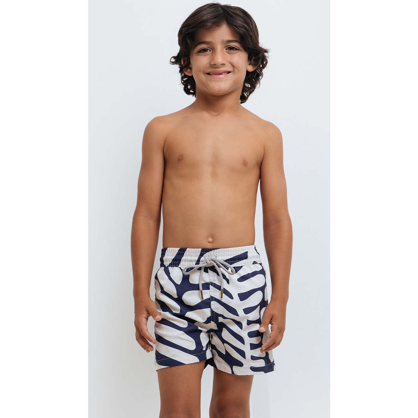 Ian Nautical trunk boy - Swim Trunks - 1