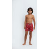 Ian wine dots trunk boy - Swim Trunks - 1 - thumbnail