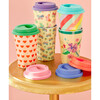Silicone Lid For Tall Melamine Cups, Assorted Pinkish Colors (Pack Of 3) - Tableware - 2