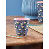 Melamine Swan Lake Print  Medium 8.4oz Cup, Blue - Tableware - 4